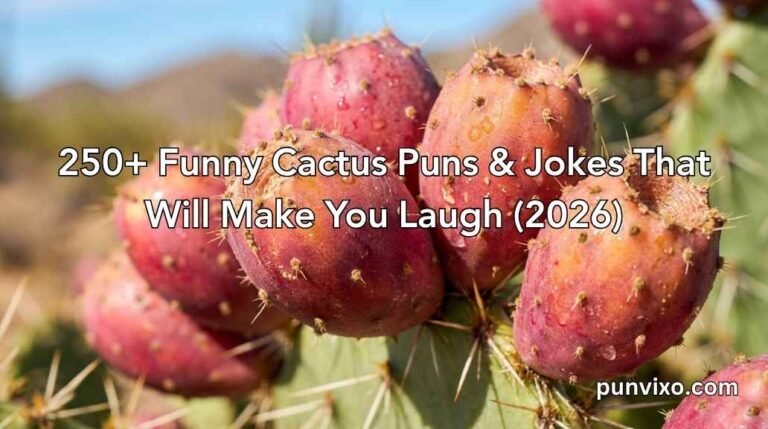 Cactus Puns