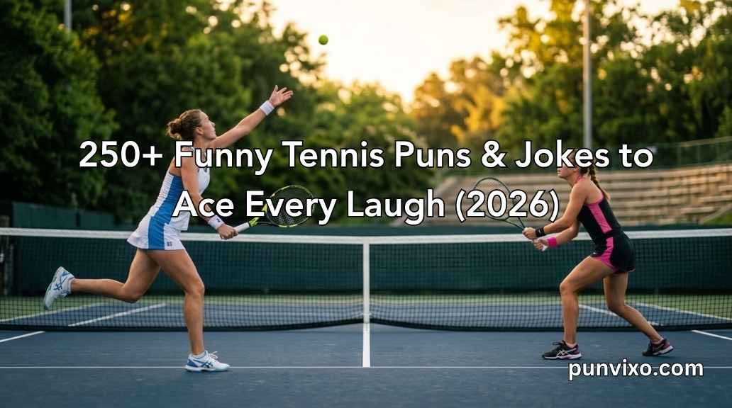 Tennis Puns