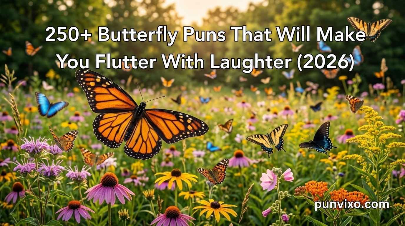 Butterfly Puns