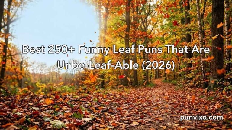 Leaf Puns