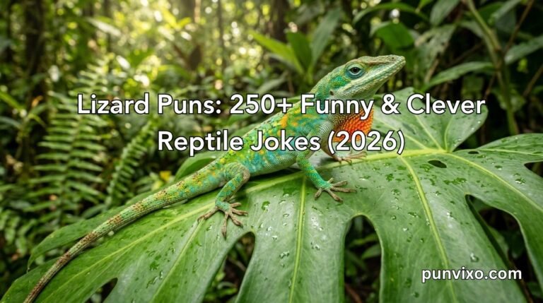 Lizard Puns