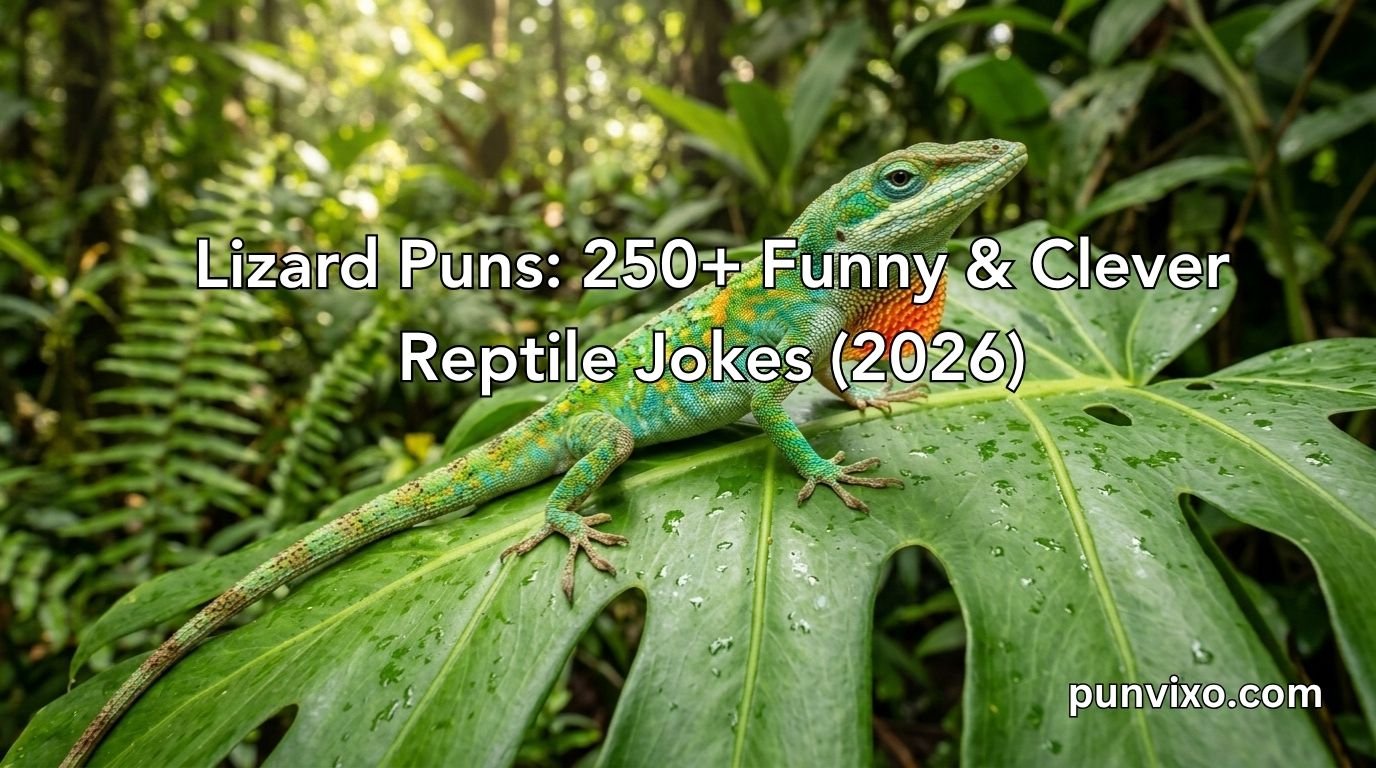 Lizard Puns