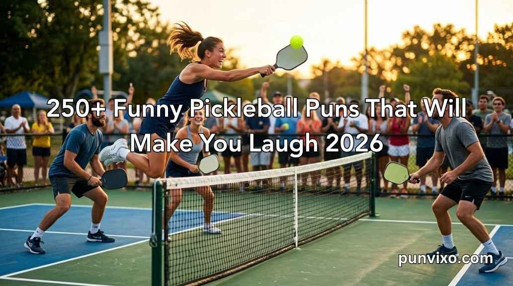 Pickleball Puns