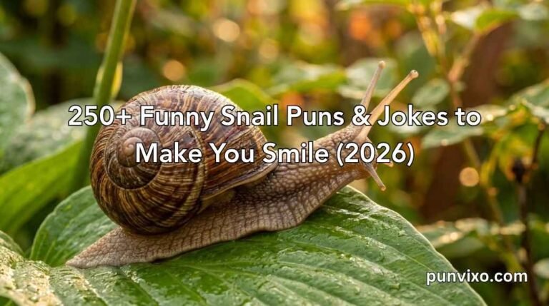Snail Puns