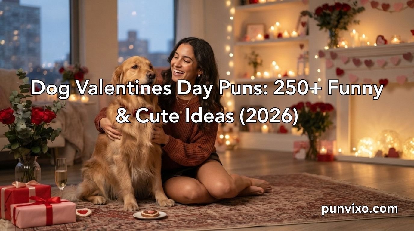 Dog Valentines Day Puns
