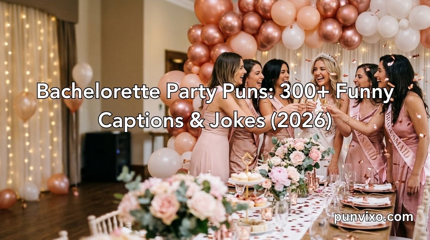 Bachelorette Party Puns