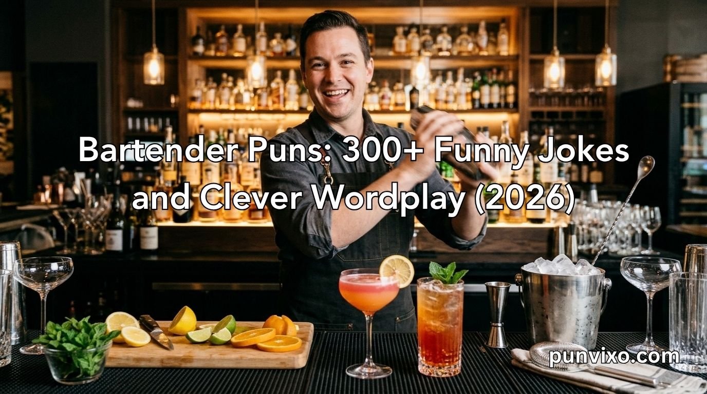 Bartender Puns