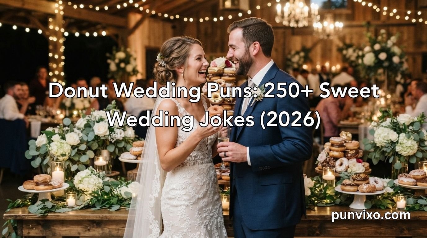 Donut Wedding Puns