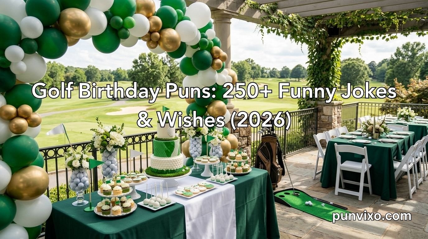 Golf Birthday Puns